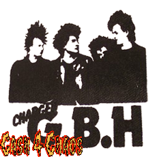 GBH (Band) 3.5" x 4" Screened White Canvas Patch "Unfinished"