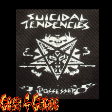 Suicidal Tendencies (Possessed) 3" x 3.5" Screened Canvas Patch "Unfinished"