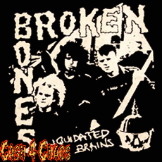 Broken Bones (Liquidated Brains) 4" x 5" Screened Canvas Patch "Unfinished"