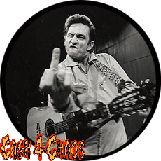 Johnny Cash 1" Button/Badge/Pin b351