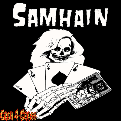 Samhain Black Screened Canvas Back Patch
