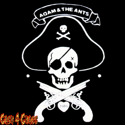 Adam & The Ants Screened Canvas Back Patch
