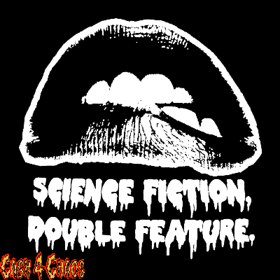 Rocky Horror Picture Show Science Fiction Double Feature Screened Canvas Back Patch