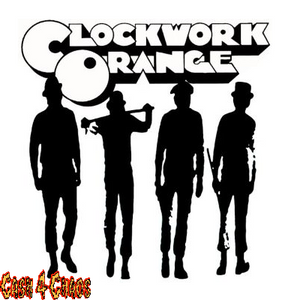 A Clockwork Orange " Stanley Kubrick Masterpiece" Black Design Canvas Back Patch