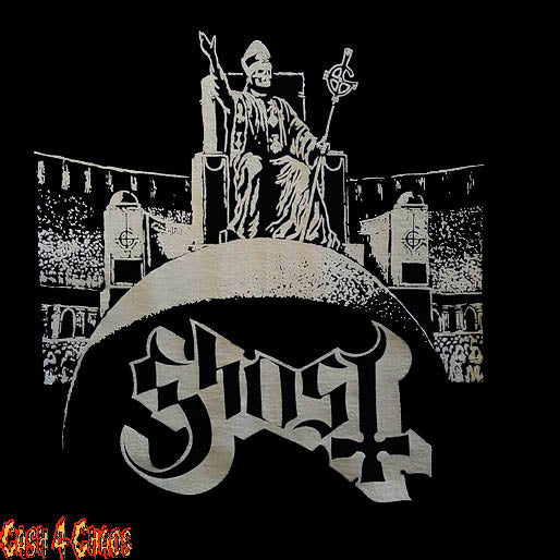 Ghost Black Canvas Unfinished Back Patch