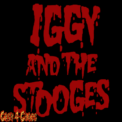 Iggy & The Stooges Screened Canvas Back Patch