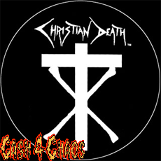 Christian Death1" Pin  / Button / Badge b04