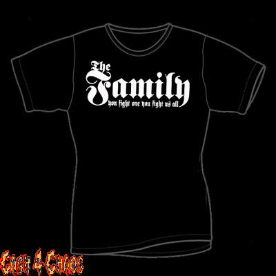 The Family You Fight One You Fight Us All Design Tee