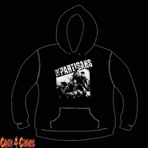 The Partisans E.P. Cover Screen Printed Pullover Hoodie
