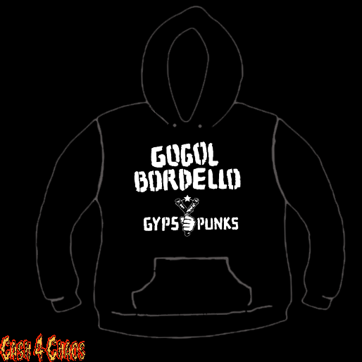Gogol Bordello Gypsy Punk Design Screen Printed Pullover Hoodie