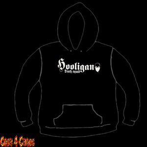 Hooligan Death Squad "Mask Logo" Design Screen Printed Pullover Hoodie