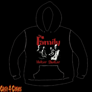 The Manson Family "The Family Helter Skelter" Design Screen Printed Pullover Hoodie