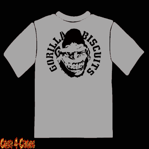 Gorilla Biscuits Design Tee (Avaliable in multiple colors)