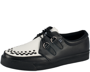 T.U.K. Black & White Creeper Sneaker #A6092