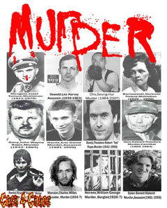 Murderers Screened Canvas Back Patch