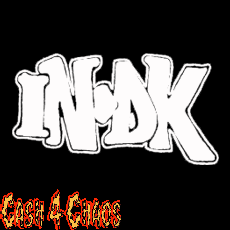 INDK (logo) 3" x 5" Screened Canvas Patch "Unfinished"