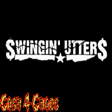 Swingin Utters (logo) 6" x 2" Screened Canvas Patch "Unfinished"