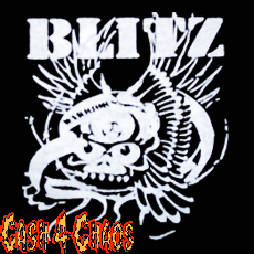Blitz (Warrior) 3.5" x 4" Screened Canvas Patch "Unfinished"