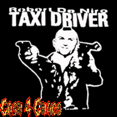 Taxi Driver 4.5" x 5" Screened Canvas Patch "Unfinished"