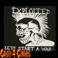 Exploited (Let's Start a Way) 3" x 4" Screened Canvas Patch "Unfinished"