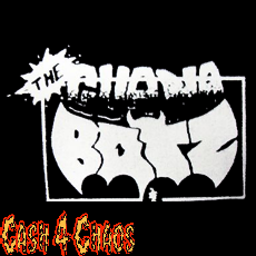 Guana Batz (Bat logo) 3.5" x5" Screened Canvas Patch "Unfinished"