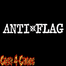 Anti Flag (logo) 7" x 1.5" Screened Canvas Patch "Unfinished"