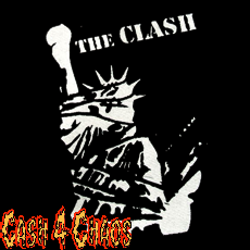 The Clash (Statue Of Liberty) 3" x 4" Screened Canvas Patch "Unfinished"