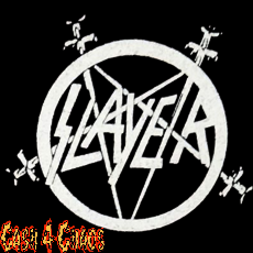 Slayer (Circle And Swords) 4" x 4" Screened Canvas Patch "Unfinished"