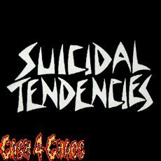 Suicidal Tendencies (logo) 5" x 5.5" Screened Canvas Patch "Unfinished"