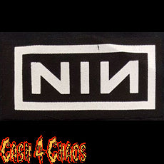 Nine Inch Nails NIN Black Canvas Unfinished Patch