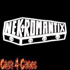 Nekromantix (logo) 2.5" x 6" Screened Canvas Patch "Unfinished"