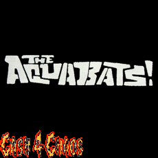 Aquabats (logo) 1.5" x 6" Screened Canvas Patch "Unfinished"
