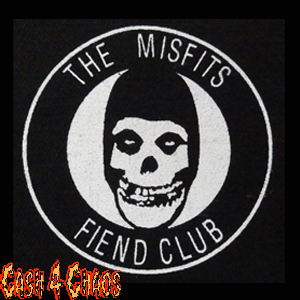 Misfits (Fiend Club) 4" x 4" Screened Canvas Patch "Unfinished"