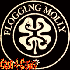 Flogging Molly (Snake Clover) 4" x 4" Screened Canvas Patch "Unfinished"