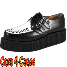 Creepers Black And White Mondo Double Stack V6804