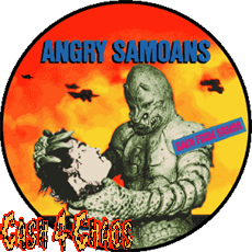 angry samoans 1" pin / button / badge #B197