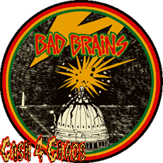 Bad Brains 2.25" BIG Button/Badge/Pin bb193
