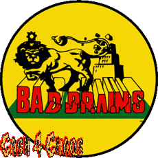 bad brains 1" pin / button / badge #b194