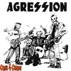 Agression Screened Canvas Back Patch