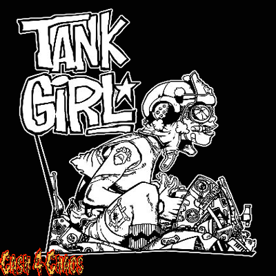 Tank Girl Screened Canvas Back Patch