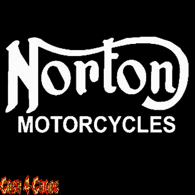Norton Motorcycle Company Screened Canvas Back Patch