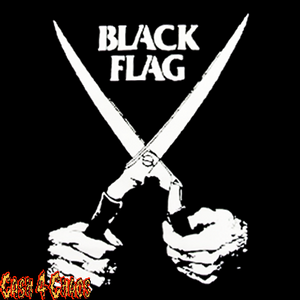 Black Flag Screened Canvas Back Patch