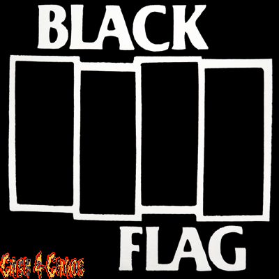 Black Flag Screened Canvas Back Patch