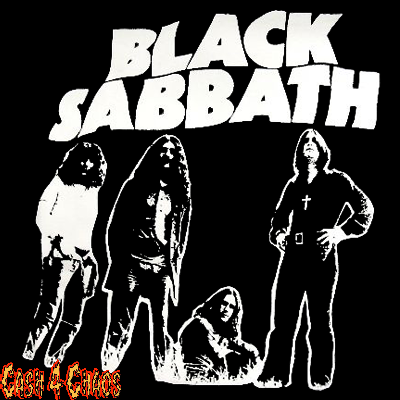 Black Sabbath Screened Canvas Back Patch