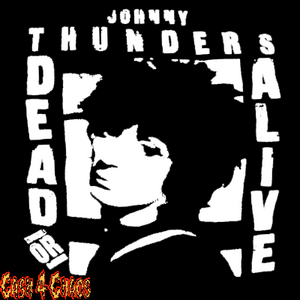 Johnny Thunders Screened Canvas Back Patch