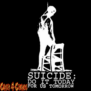 Suicide Screened Canvas Back Patch