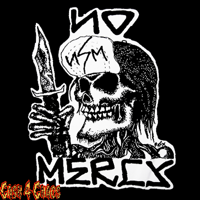 No Mercy Screened Canvas Back Patch