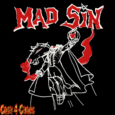 Mad Sin Screened Canvas Back Patch