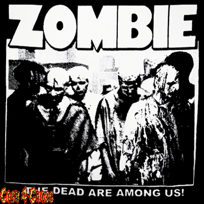 Zombie Screened Canvas Back Patch