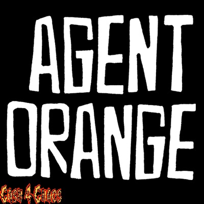 Agent Orange Screened Canvas Back Patch